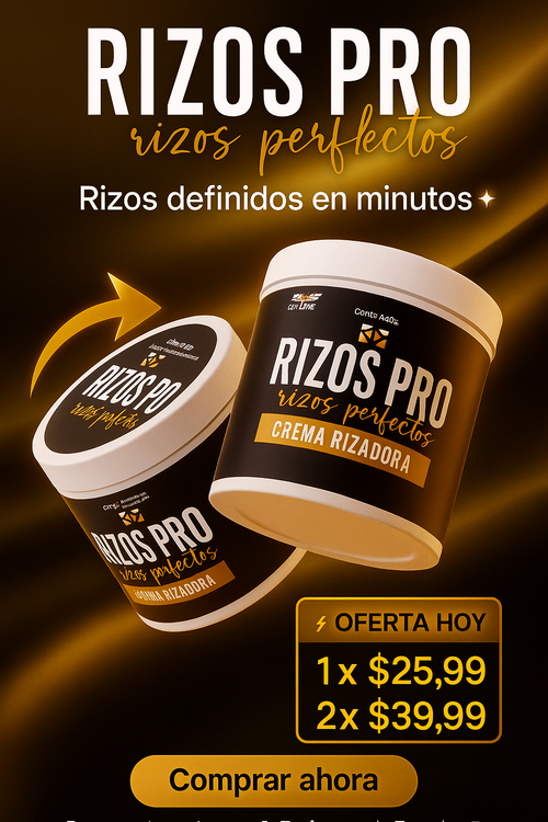 RIZOS  PRO Rizos definidos, suaves y sin frizz… en minutos y sin esfuerzo!!