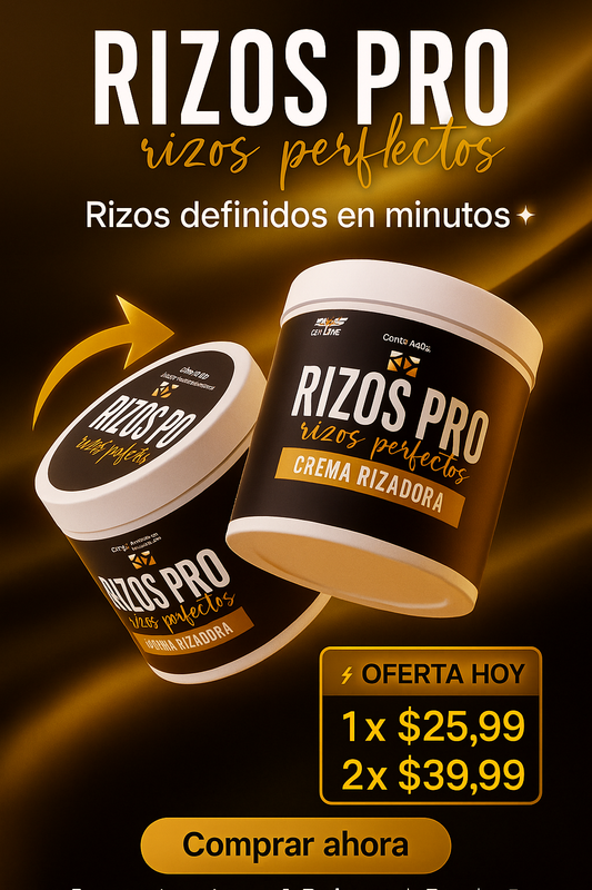 RIZOS  PRO Rizos definidos, suaves y sin frizz… en minutos y sin esfuerzo!!
