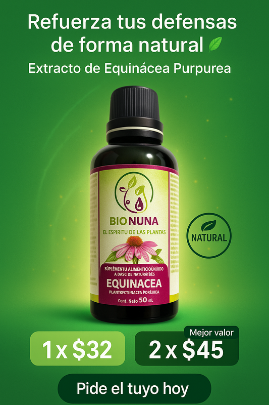 EXTRACTO DE EQUINACEA BIONUNA “Prevención natural que acompaña tu dia .”