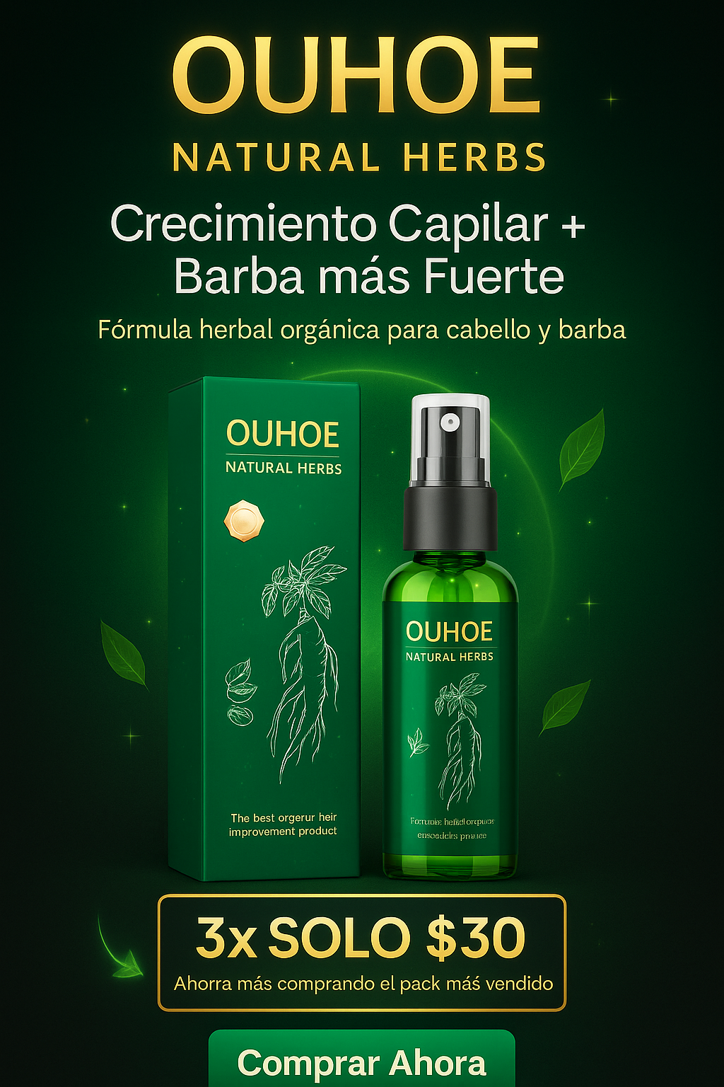 TONICO CAPILAR OUHOE -  OFERTA LLEVA 3 Y PAGA 1 !!!